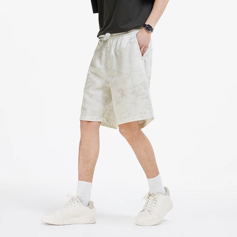 Shorts en jean pour homme Semir 2026, coupe droite ample, longueur genou, style décontracté, doux, p