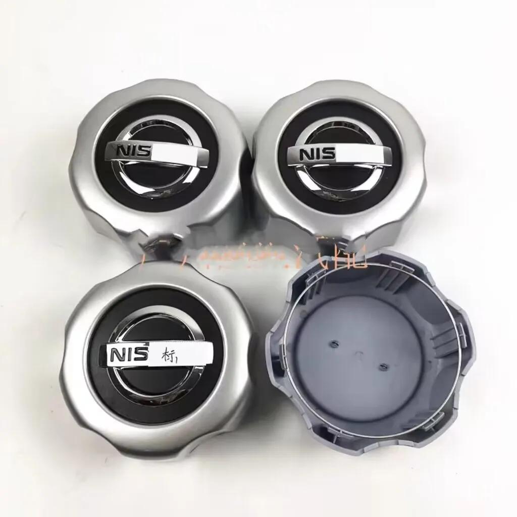 4 pièces enjoliveurs centraux capuchon central de roue couvercle de pneu pour Nissan Pick Up Navara 