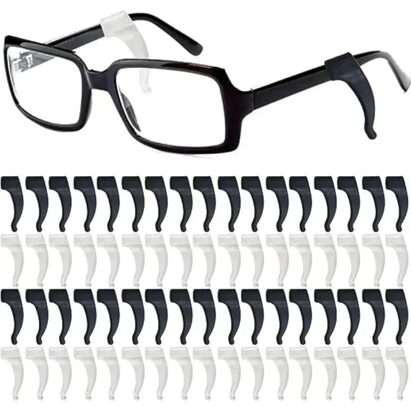 Crochet d'oreille en Silicone antidérapant pour lunettes, 2/40 pièces, fixation de support de mancho