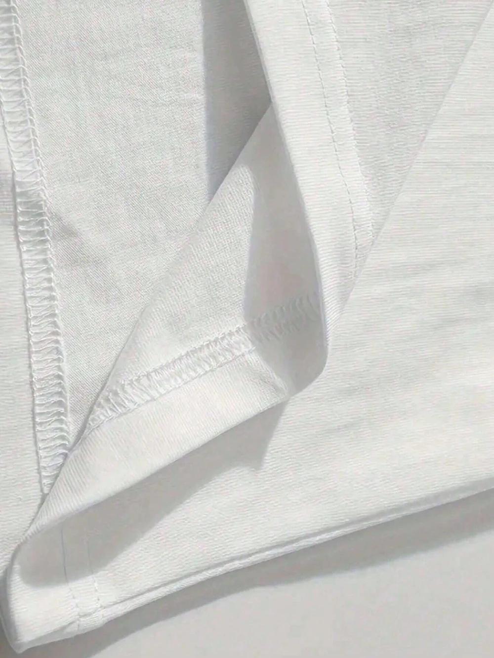 T-Shirt manches courtes col rond homme, 100% coton, décontracté, toutes saisons, motif amusant, Stre