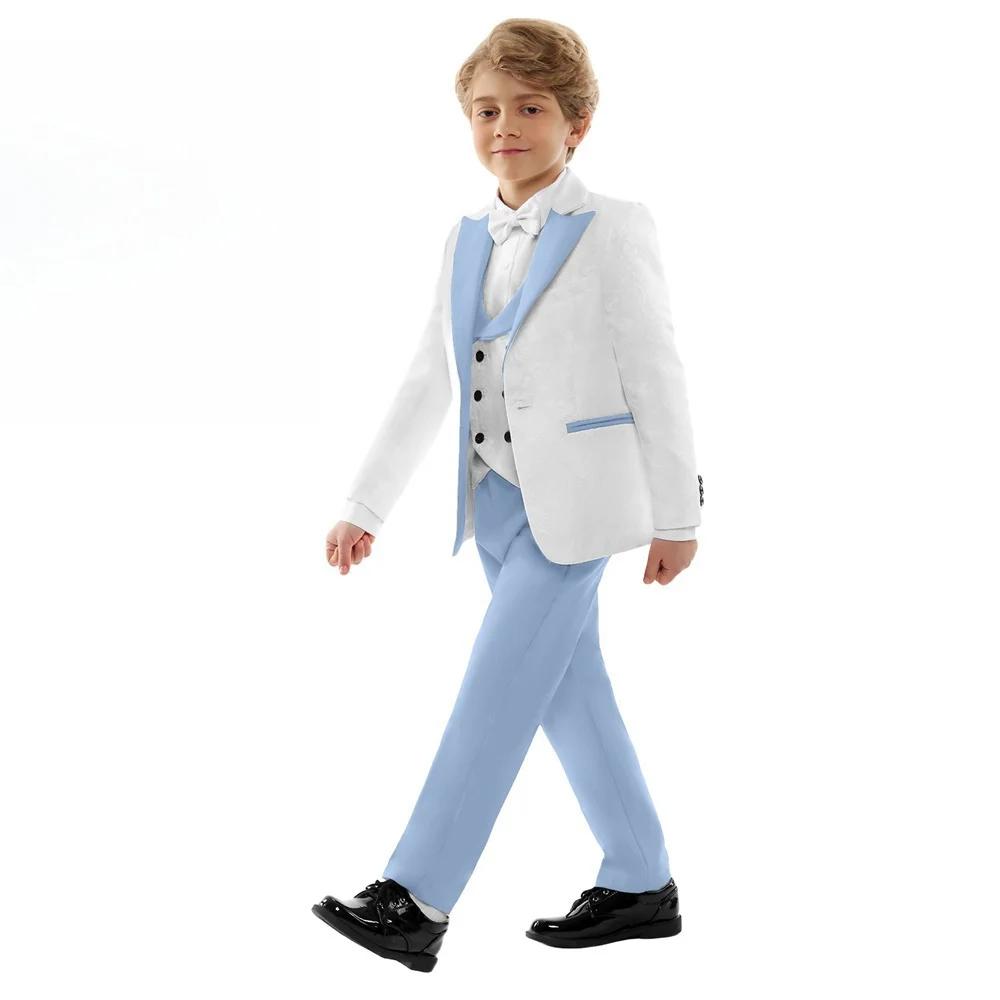 Ensemble de costume Paisley pour garçons de 3 à 14 ans, expédition 24 heures sur 24, costumes formel