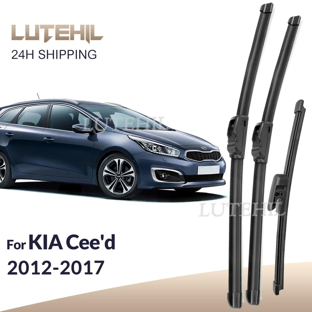 Pour KIA Cee'd Ceed 2012-2017 2013 2014 2015 2016 essuie-glace avant et arrière balais d'essuie-glac