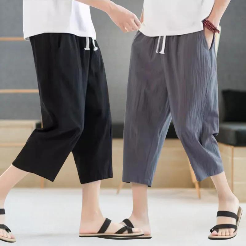 2025 nouveaux pantalons courts hommes Shorts été glace soie à la mode droite grande taille sport pan