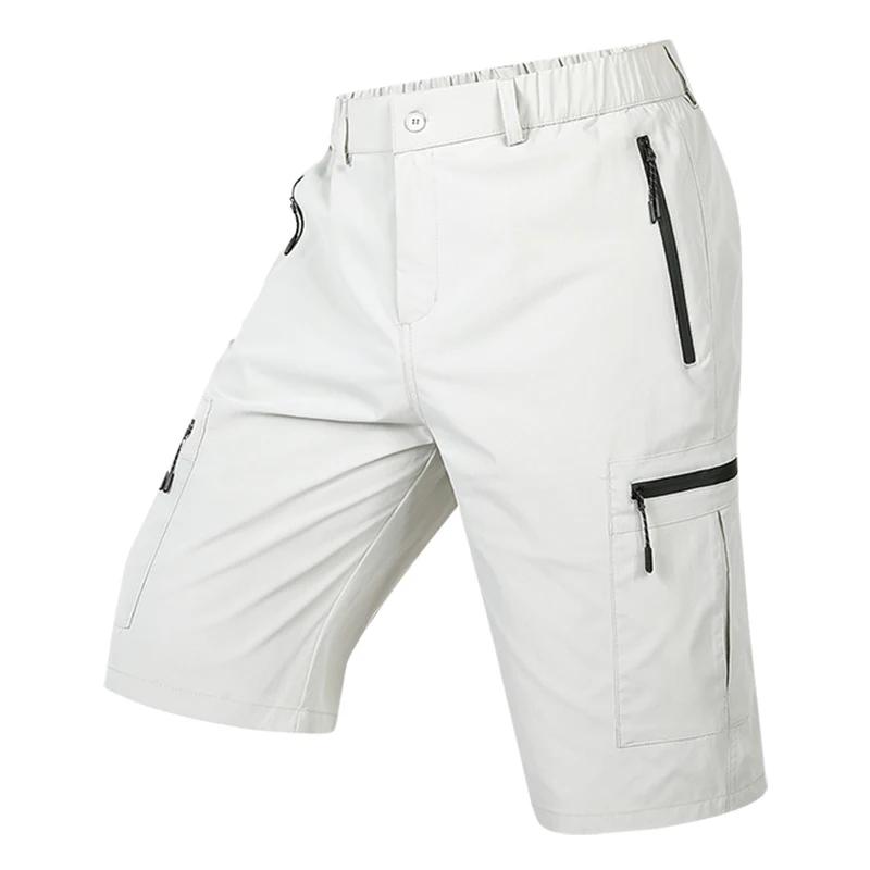 Shorts cargo d'été à séchage rapide pour hommes, shorts de travail légers multi-poches, imperméables