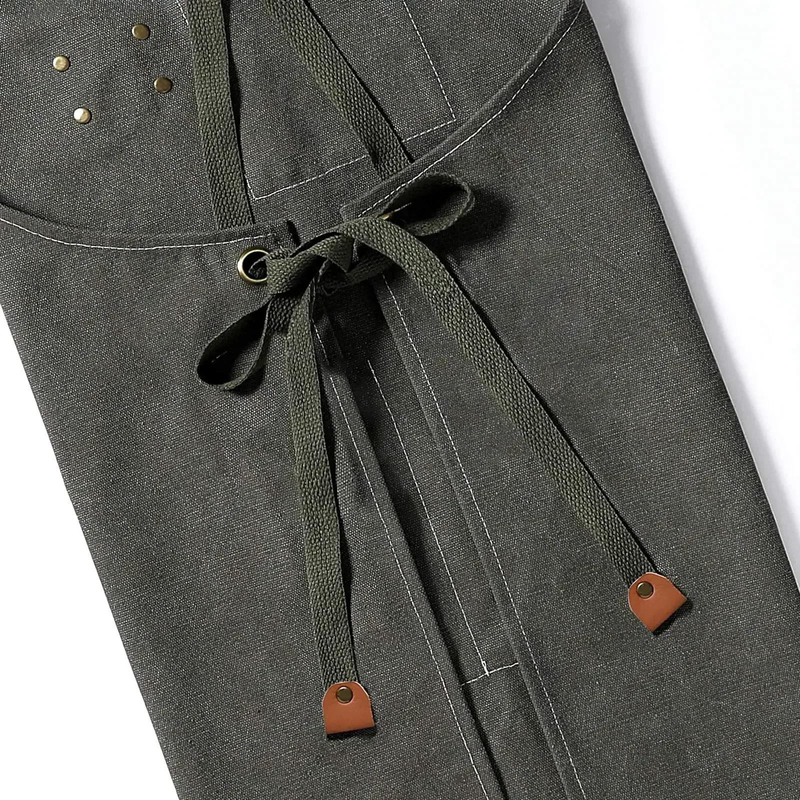 Tabliers de cuisine en toile pour femmes et hommes, nouvelle mode, tablier de travail de Chef pour g