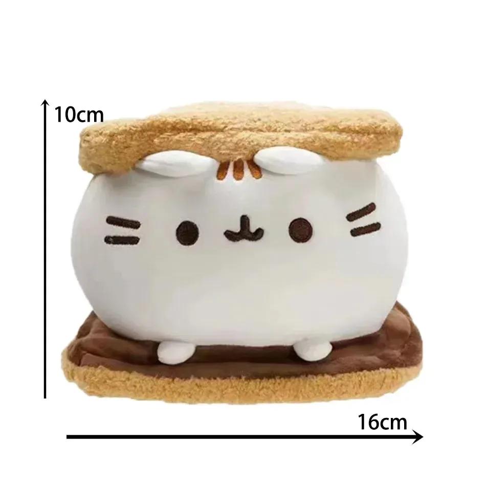 Peluche de chat simulé, jouet en peluche, chat d'anime, décoration douce pour la maison, décoration 