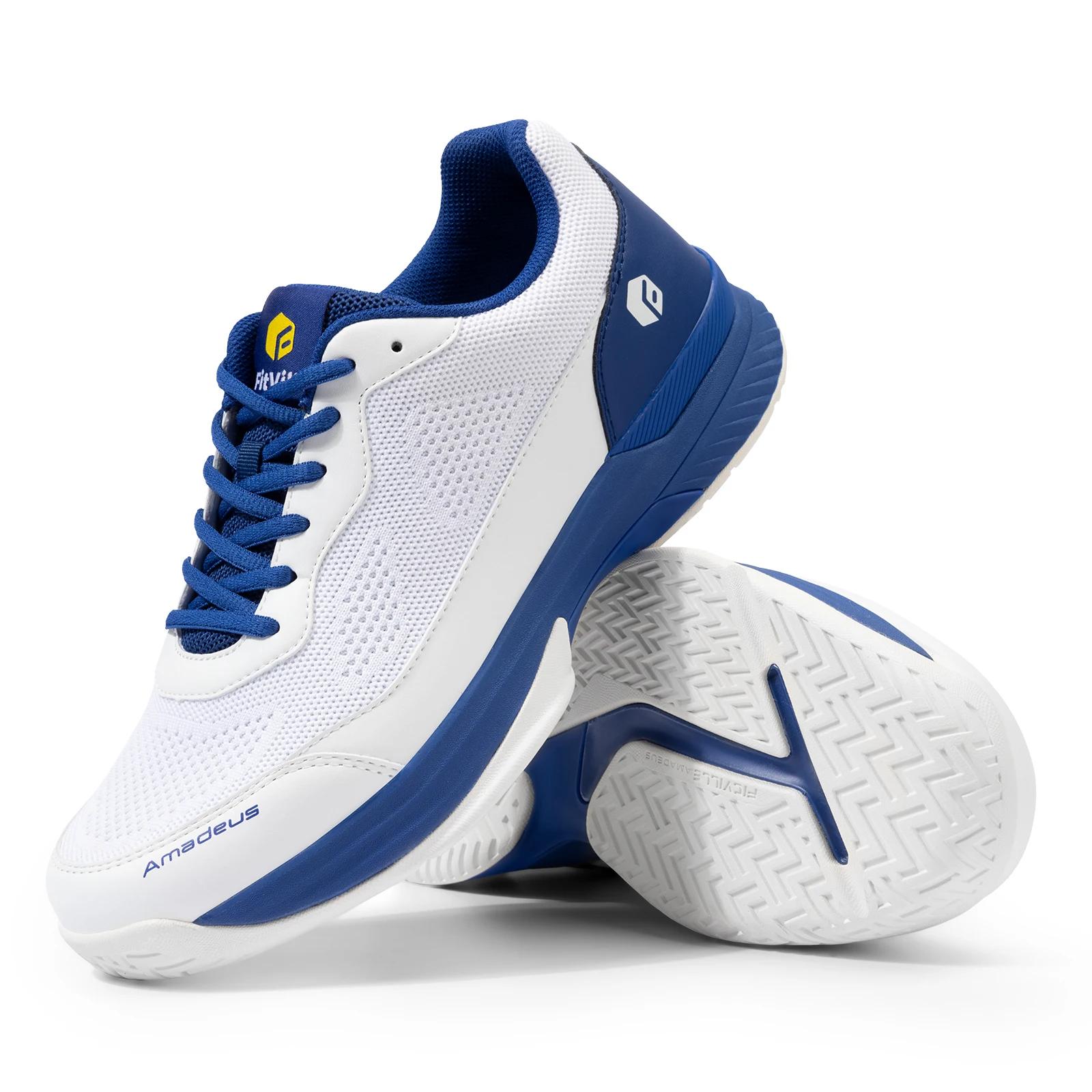 FitVille – chaussures de Tennis pour hommes, Version large 2E, chaussures de sport d'entraînement pr