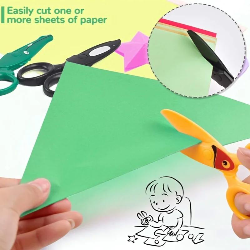 Ciseaux d'entraînement préscolaire, ciseaux de sécurité pour enfants, ciseaux d'artisanat d'art