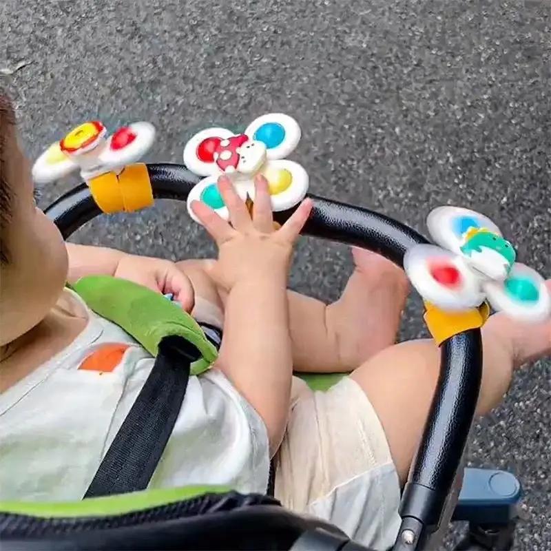 Jouets rotatifs à ventouse pour bébé, bain pour enfants, éducation Montessori, jouets de salle de ba