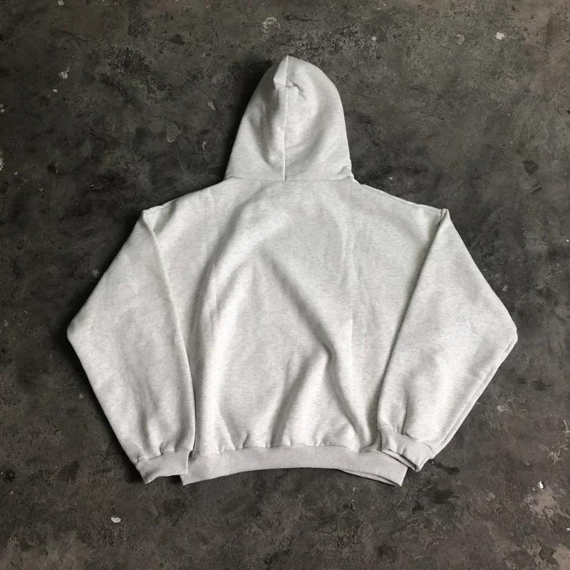 SAINT OF MICHAEL mode 1:1 KANYE WEST Streetwear sweat DONDA imprimé velours décontracté ample surdim