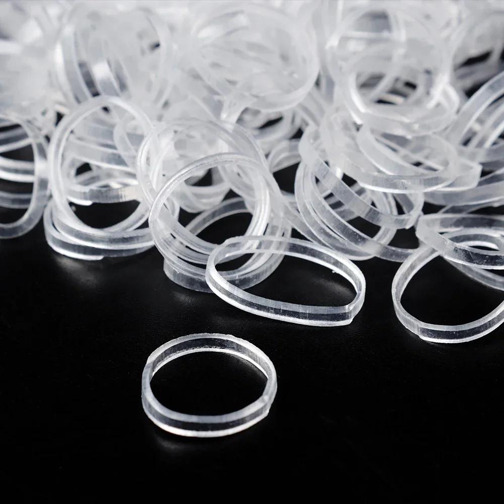 Cordes transparentes pour queue de cheval, support élastique pour femmes et filles, accessoires pour