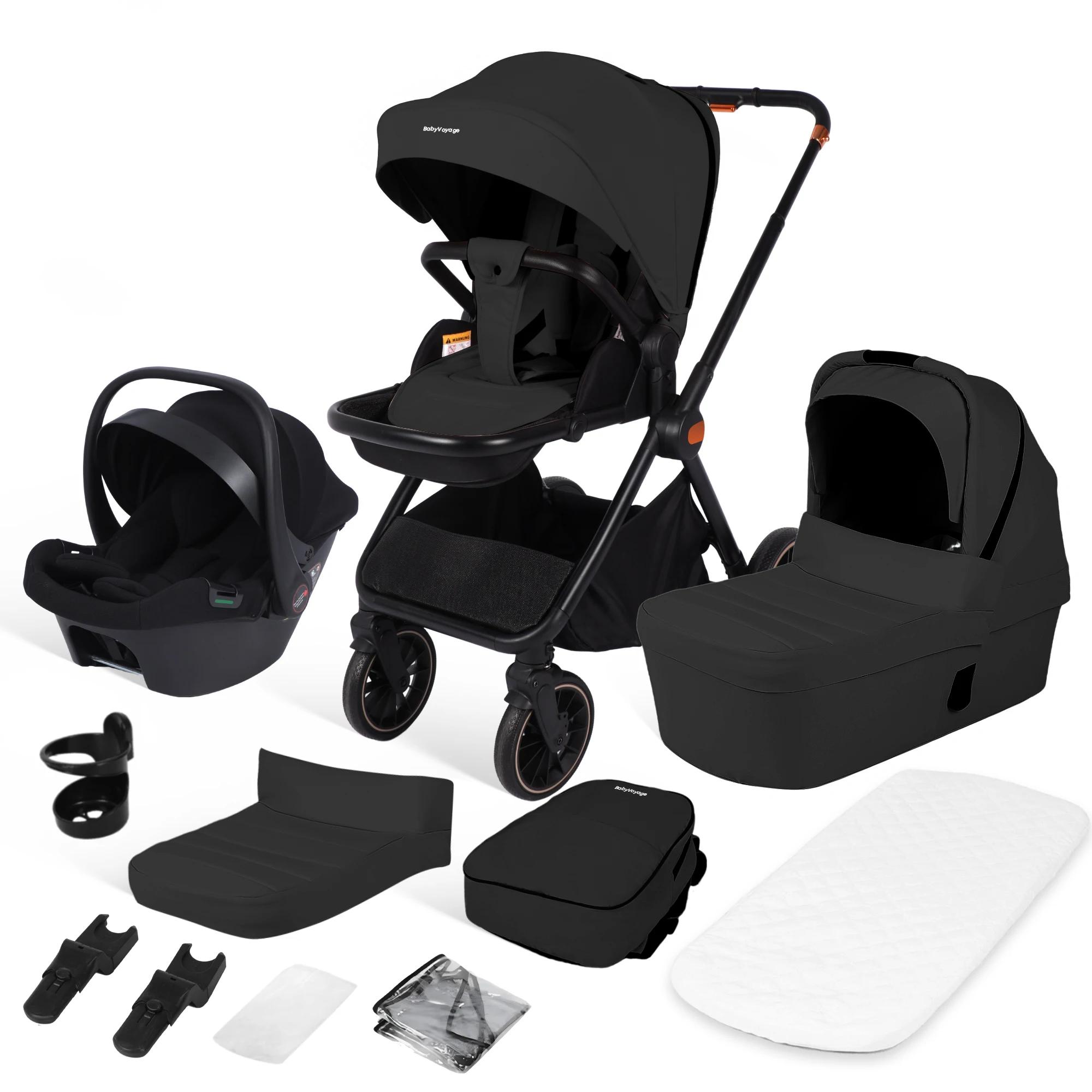 Poussette bébé 3 en 1, combinaison Isofix, systèmes de voyage avec siège bébé, taille I, nacelle, si