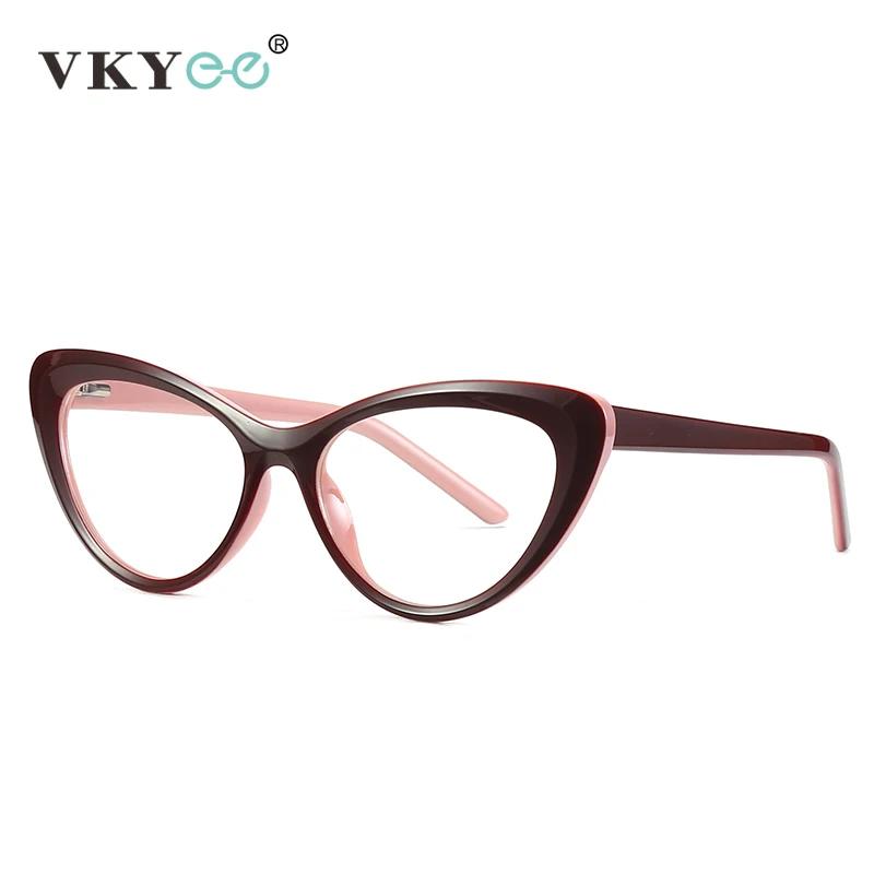 VICKY mode oeil de chat femmes lecture lunettes montures pour lumière bleue bloquant Prescription op