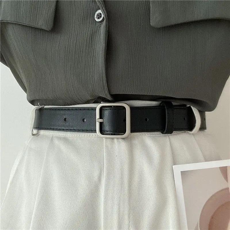 2013 nouvelle mode coréenne sauvage ceinture Chic étudiants décontracté rétro simple boucle carrée c