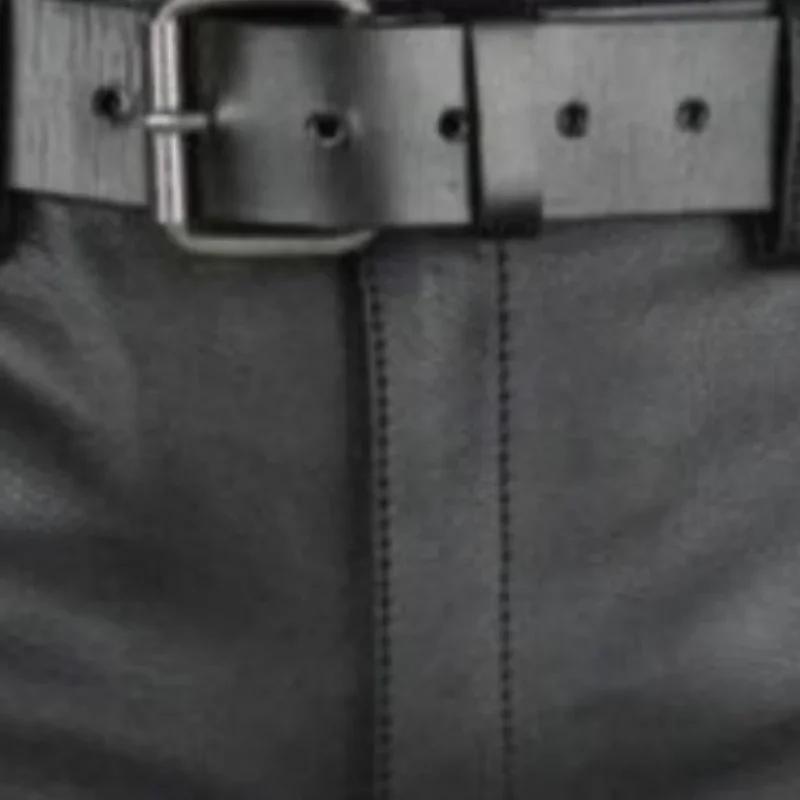 Short en Faux cuir PU pour hommes, Streetwear d'été tendance avec poches, tenue de discothèque, shor