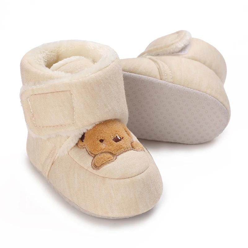 Mode bébé filles garçons mignon doux dessin animé coton enfant en bas âge chaussures premier marcheu
