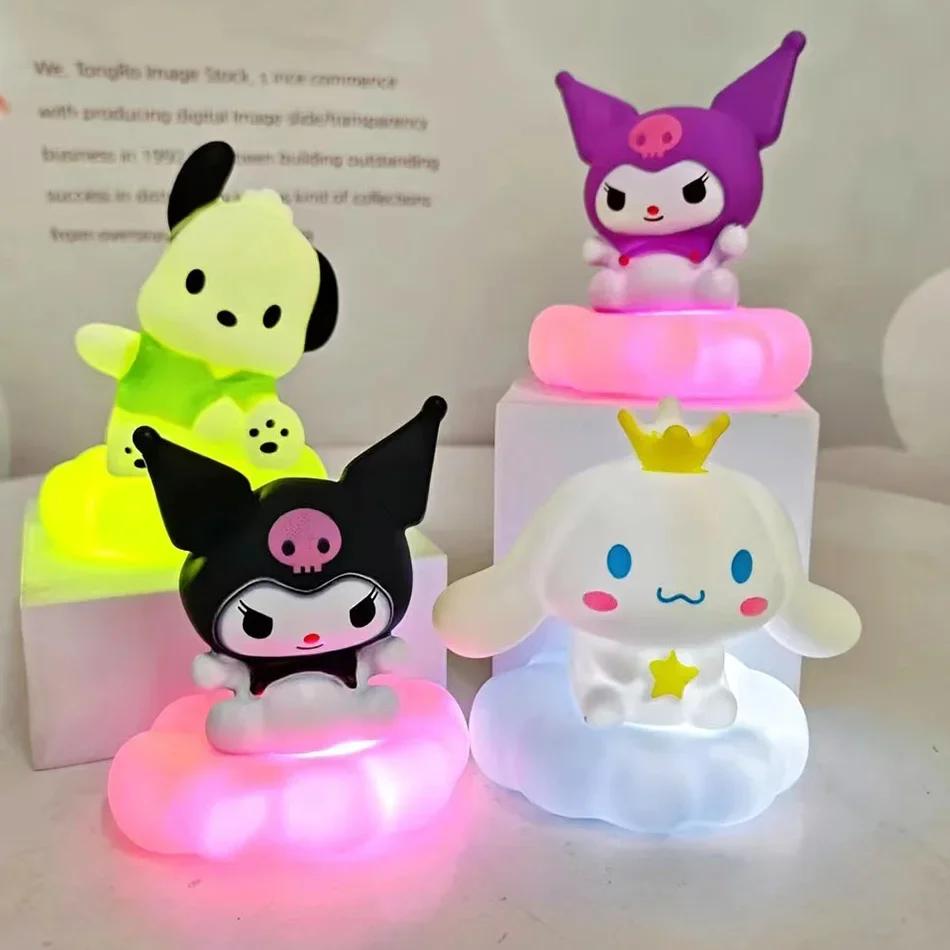 Nouvelle lampe de nuit de style japonais Sanrio, en émail, en forme de nuage, avec des personnages d