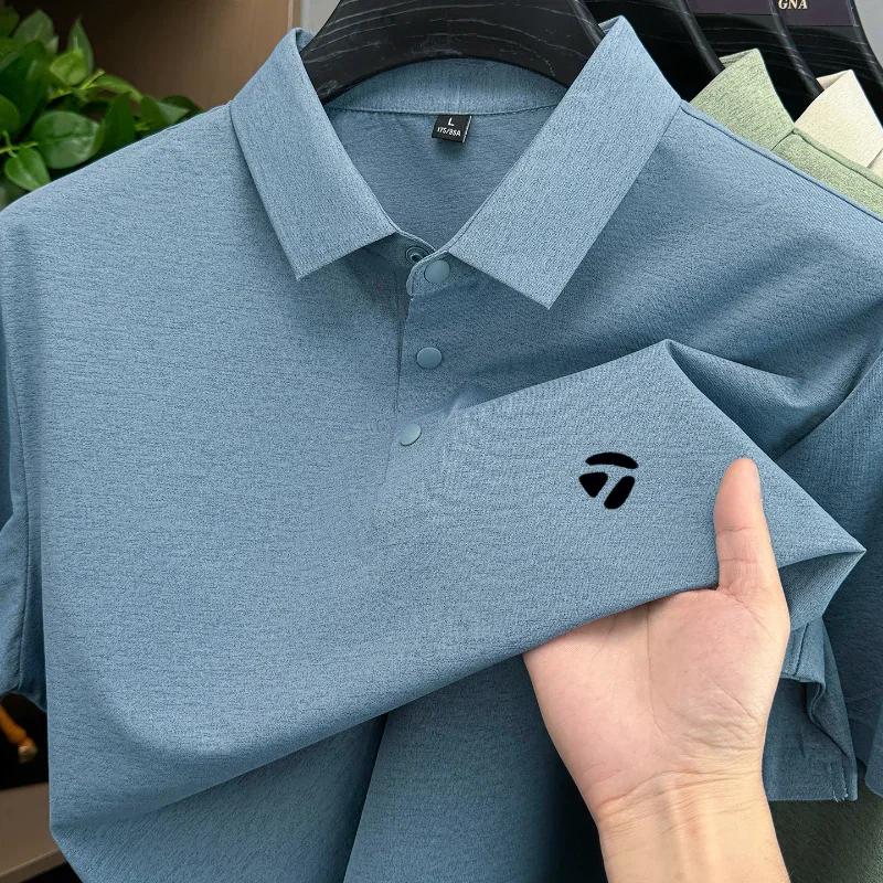 Polo homme tendance à manches courtes, imprimé de marque de golf, nouvelle collection été 2026, en s