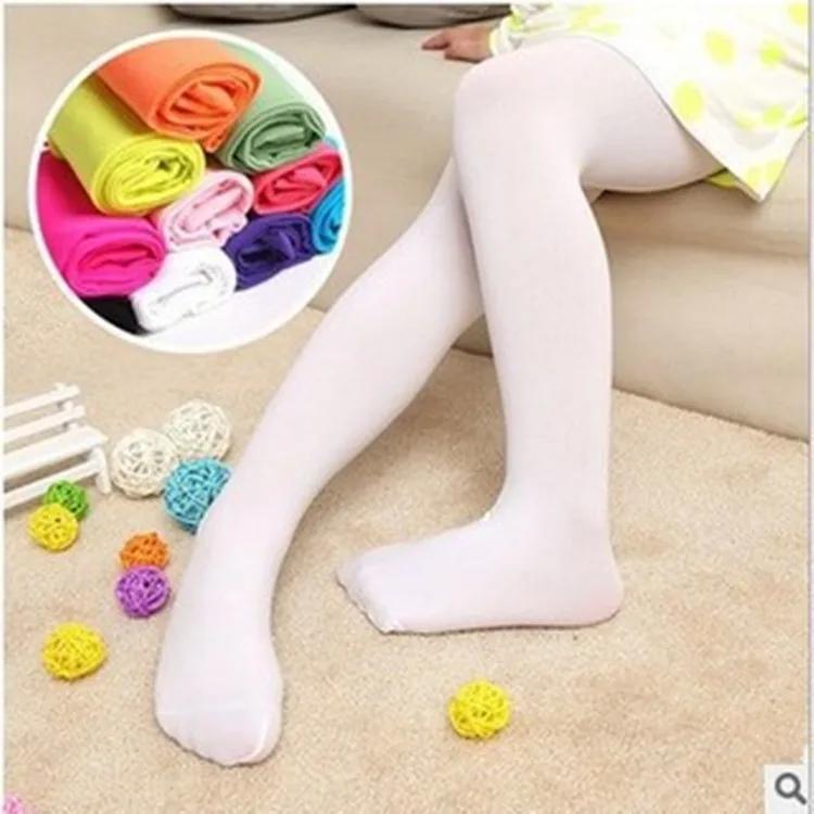 Collants d'été couleur bonbon pour enfants, collants de danse de Ballet pour filles, bas en velours 
