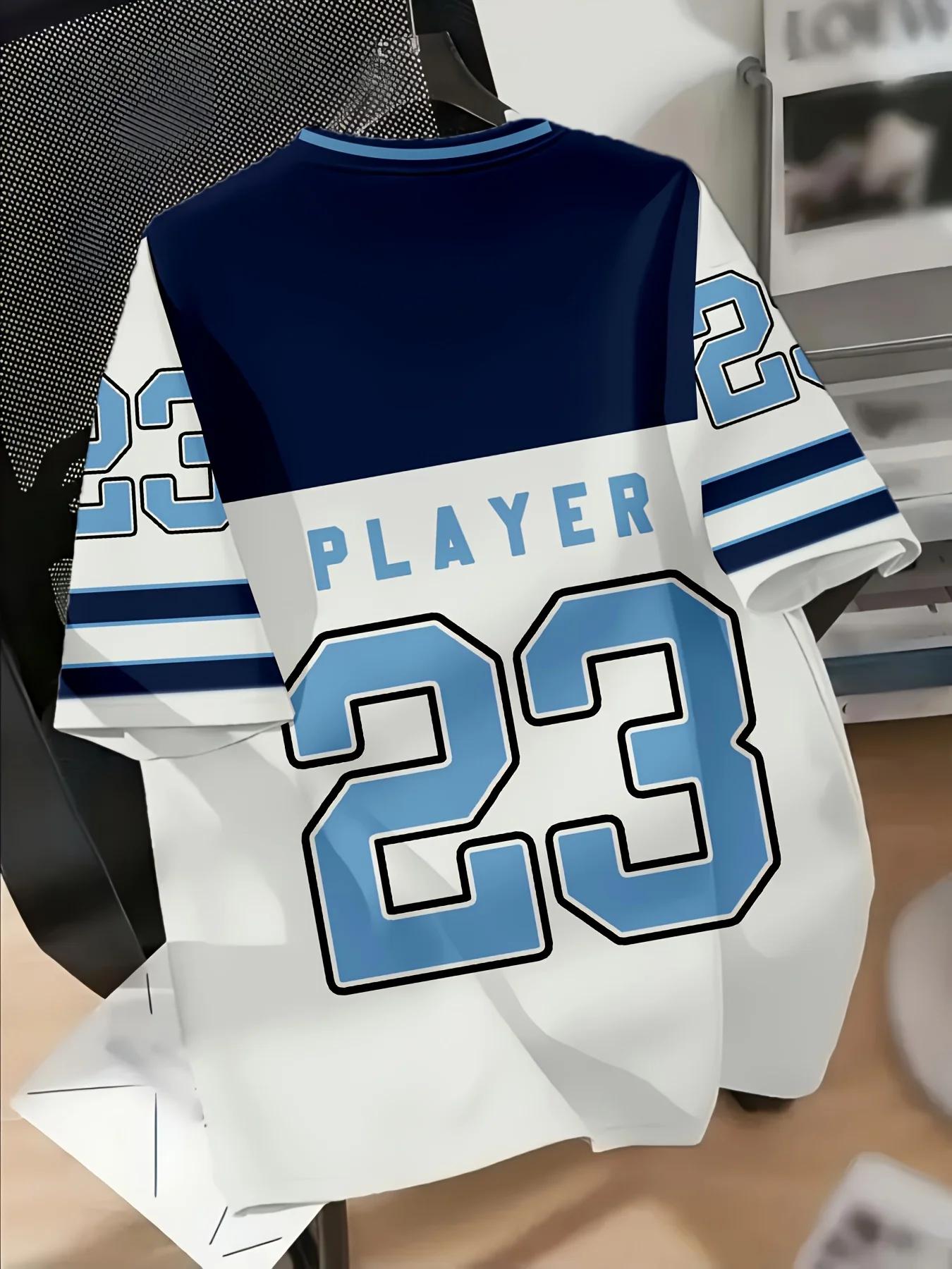 Le nouveau T-shirt pour hommes pour l'été 2025 est une impression numérique 3D décontractée, à la mo