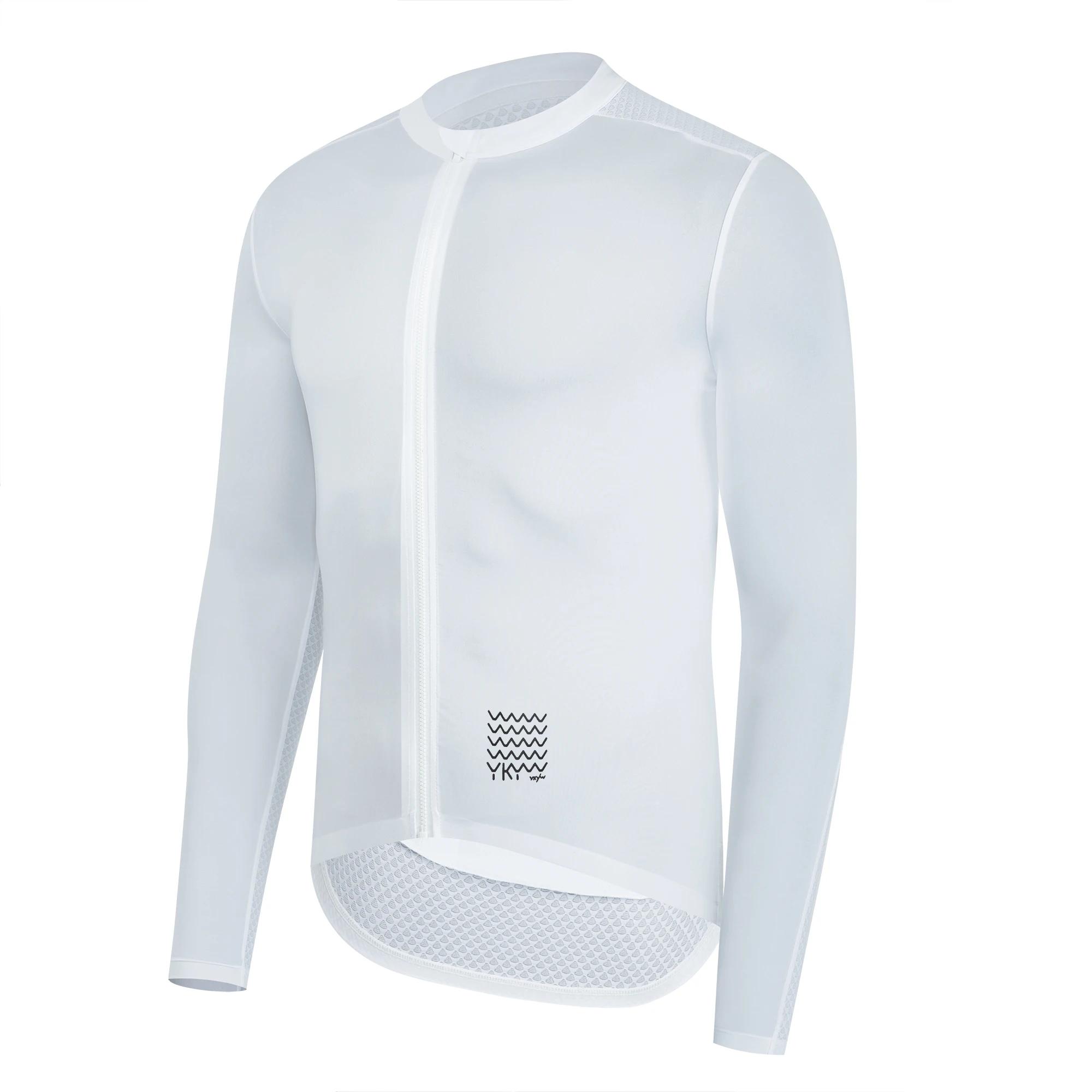 Ensembles de cyclisme pour hommes YKYWBIKE, maillot à manches longues, pantalon à bretelles longues,