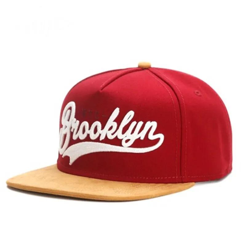 Chapeaux Hip-hop brodés Brooklyn unisexe, casquettes de Baseball décontractées réglables pour l'exté