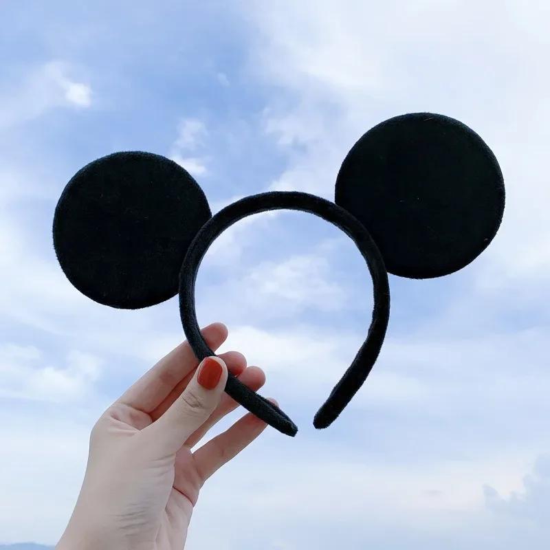 Bandeau d'oreille Disney Mickey Mouse, bandeau pour parc d'attractions, écailles de poisson, maille 