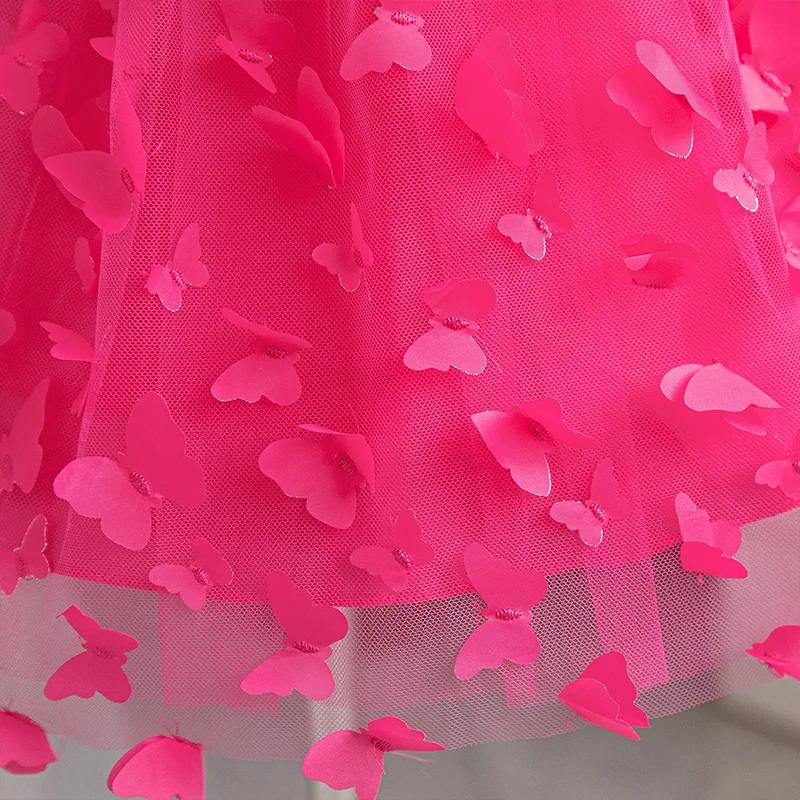 Robe de princesse d'anniversaire pour filles, vêtements pour enfants, tenues de fête Mickey Minnie M