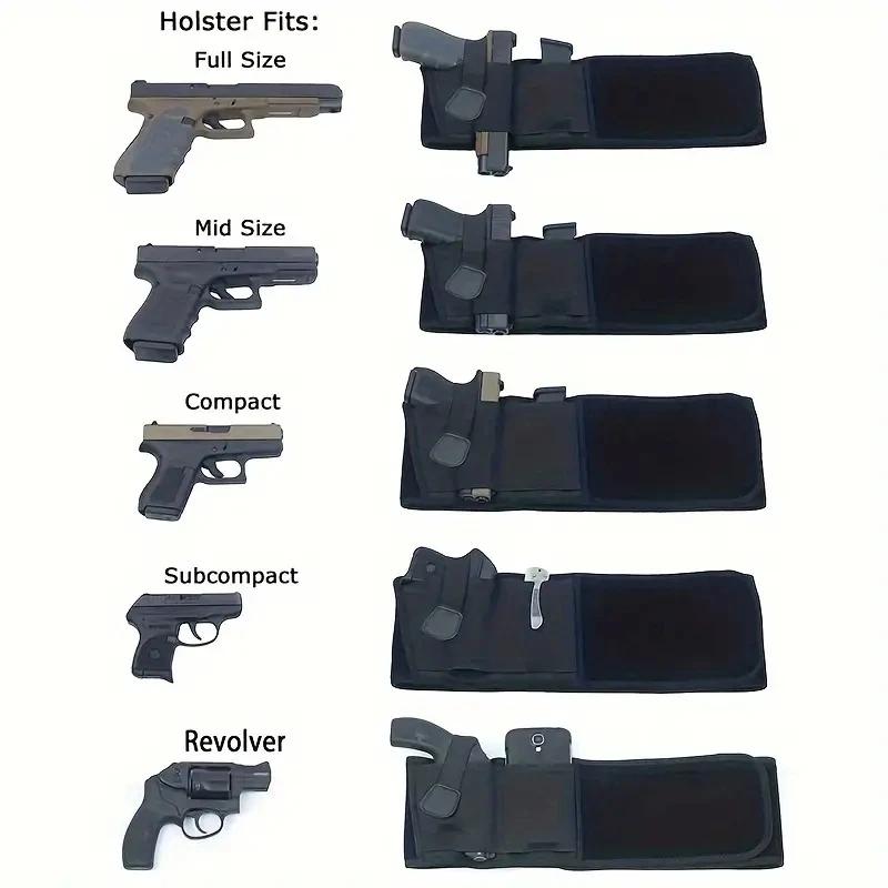 Ceinture de taille tactique pour hommes, pour transport dissimulé, étui pour pistolet de chasse/Fitn