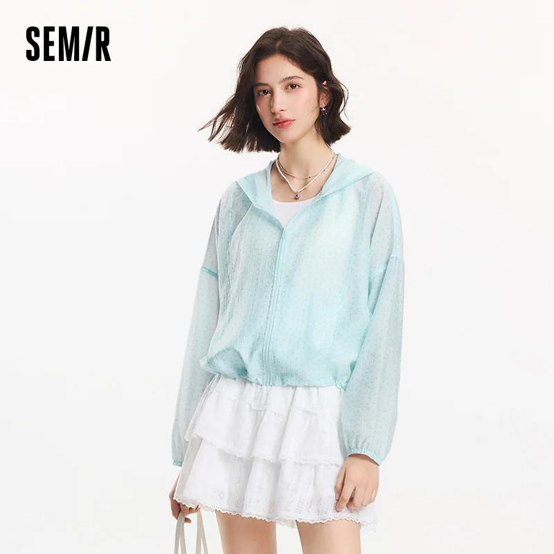 Veste Semir pour femme, imprimé floral, style girly, nouvelle collection été 2025, veste à capuche o
