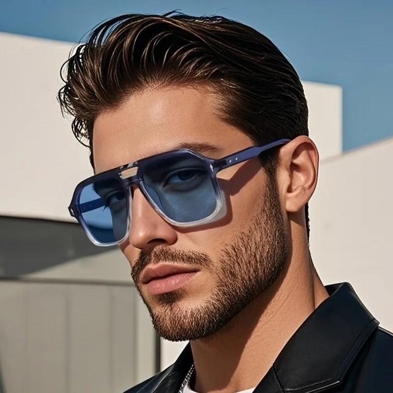 Nouvelles lunettes de soleil surdimensionnées femmes hommes à la mode Vintage Hip Hop lunettes de so