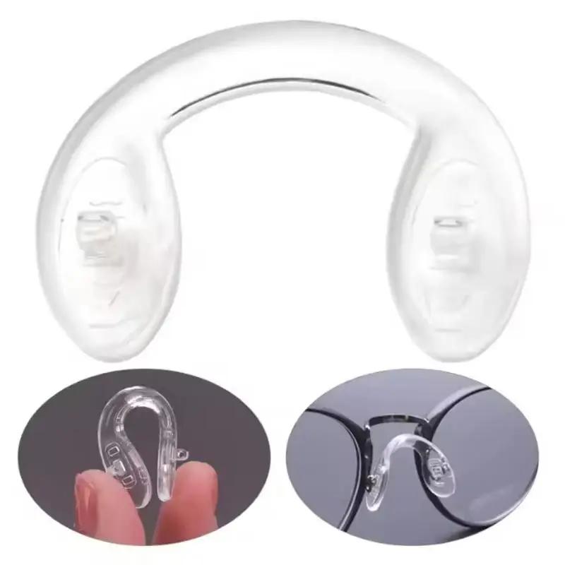 Plaquettes nasales confortables en Silicone en forme de U, Kits de réparation pour lunettes, accesso