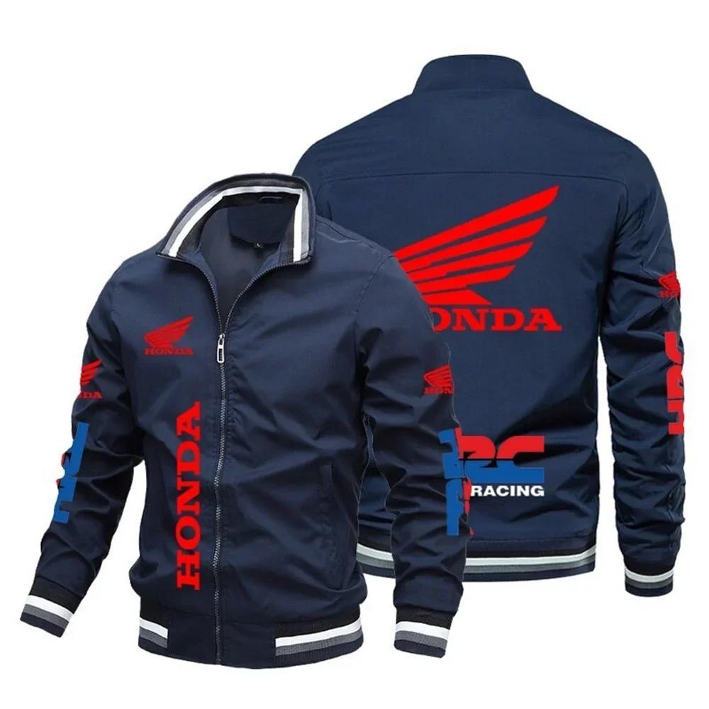 Honda Moto 2025 nouvelle veste de Moto modèle Bomber veste Baseball Moto haut hommes