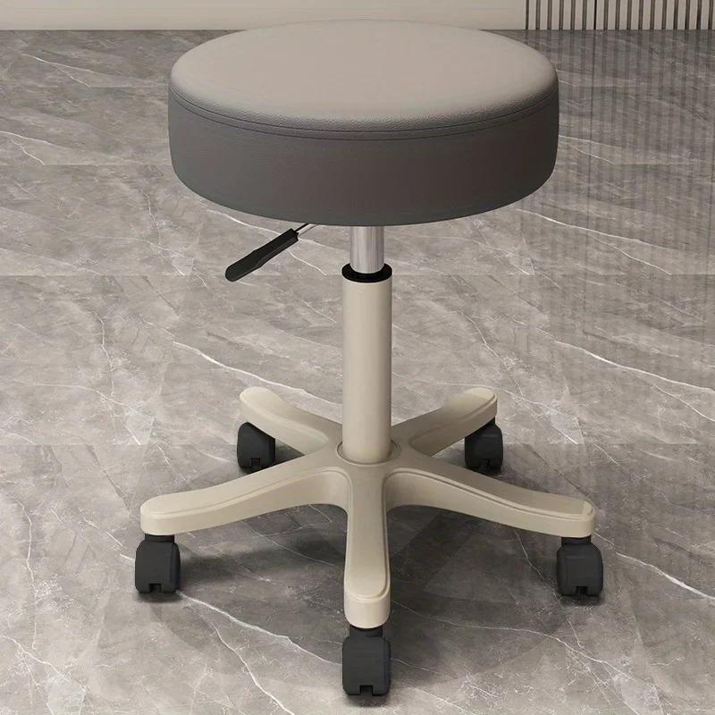 Tabouret de Massage tabouret de Salon de beauté tabouret rond rotatif de levage manucure de cheveux 