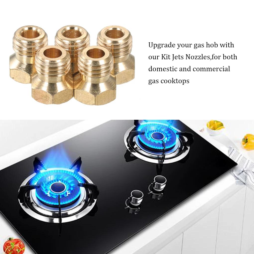 Kit de Conversion gpl pour cuisinière à gaz, 5 pièces, buses de Jets, injecteurs de Propane 70 87 70