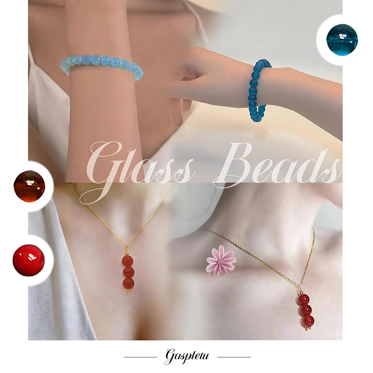 Kit de fabrication de bracelets en perles de cristal, 24 couleurs, 8mm, 360/480/720 pièces, perles r