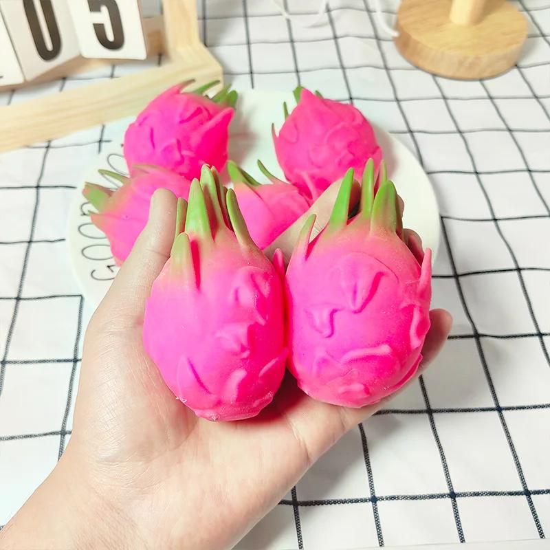 Boule à presser pour fruits Dragon, décompression amusante, cadeau Squishy, anti-Stress, Fidget, jou