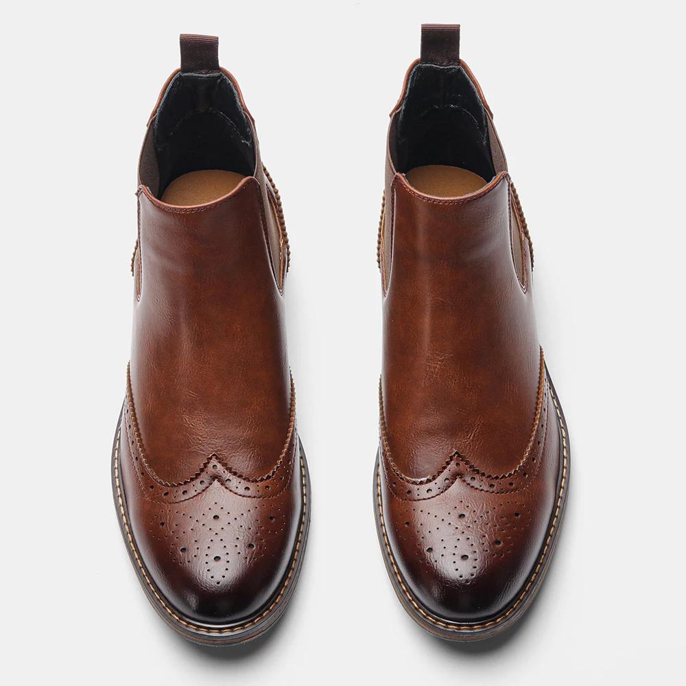 Bottes Chelsea pour hommes 2026, bottes en cuir confortables, tendance et de marque