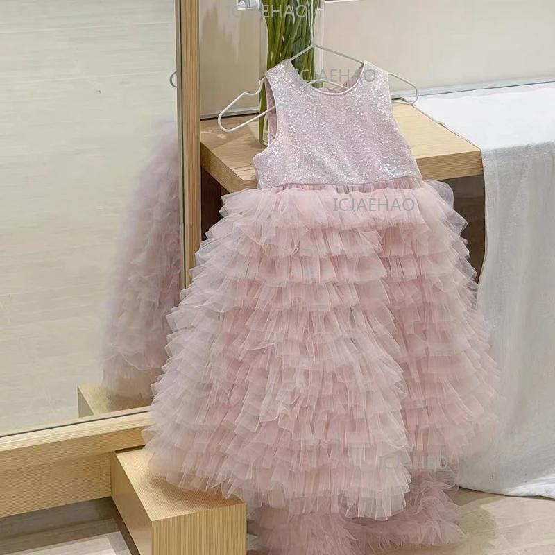Nouvelle Robe de Cérémonie Princesse pour Filles 2026 – Tenue de Soirée pour Enfants, Idéale pour Sp