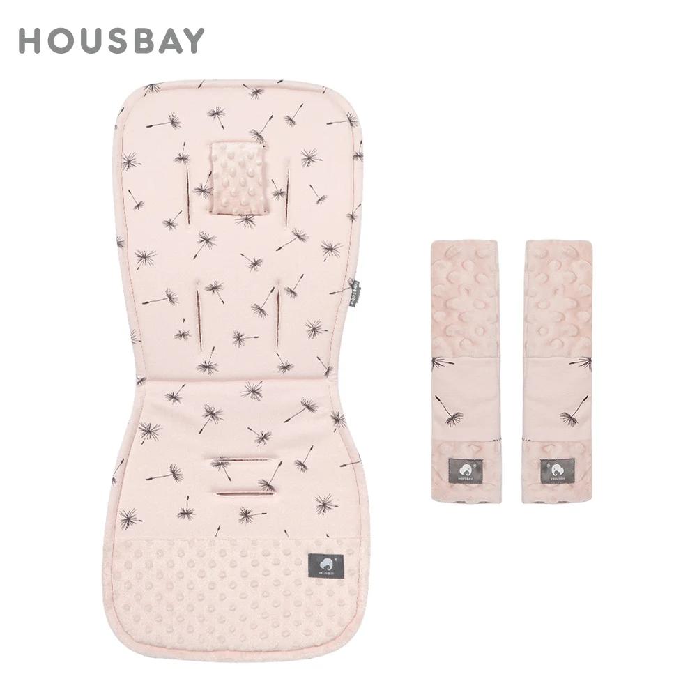 Coussin de poussette et housse de ceinture de sécurité 2 pièces/ensemble, coussin de siège universel