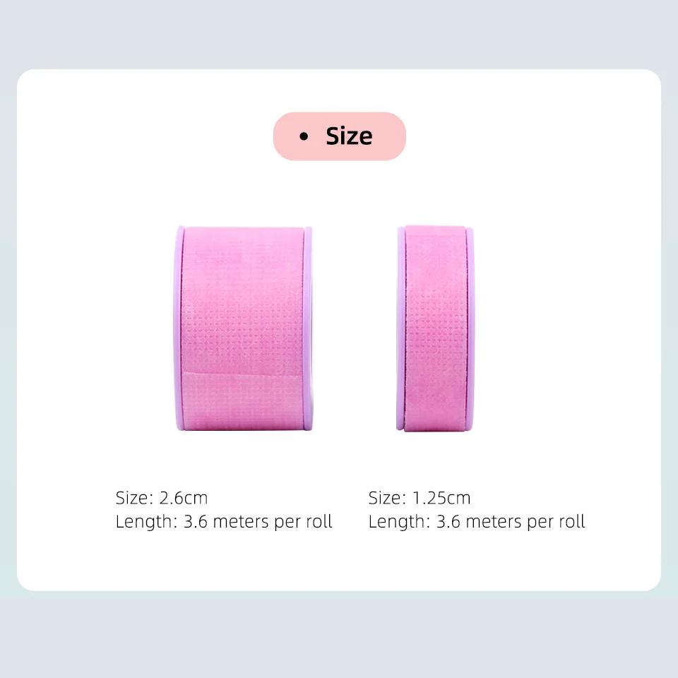 Bande de Gel de Silicone pour Extension de cils, 20 rouleaux/lot, peau sensible, multi-usage, Non ti