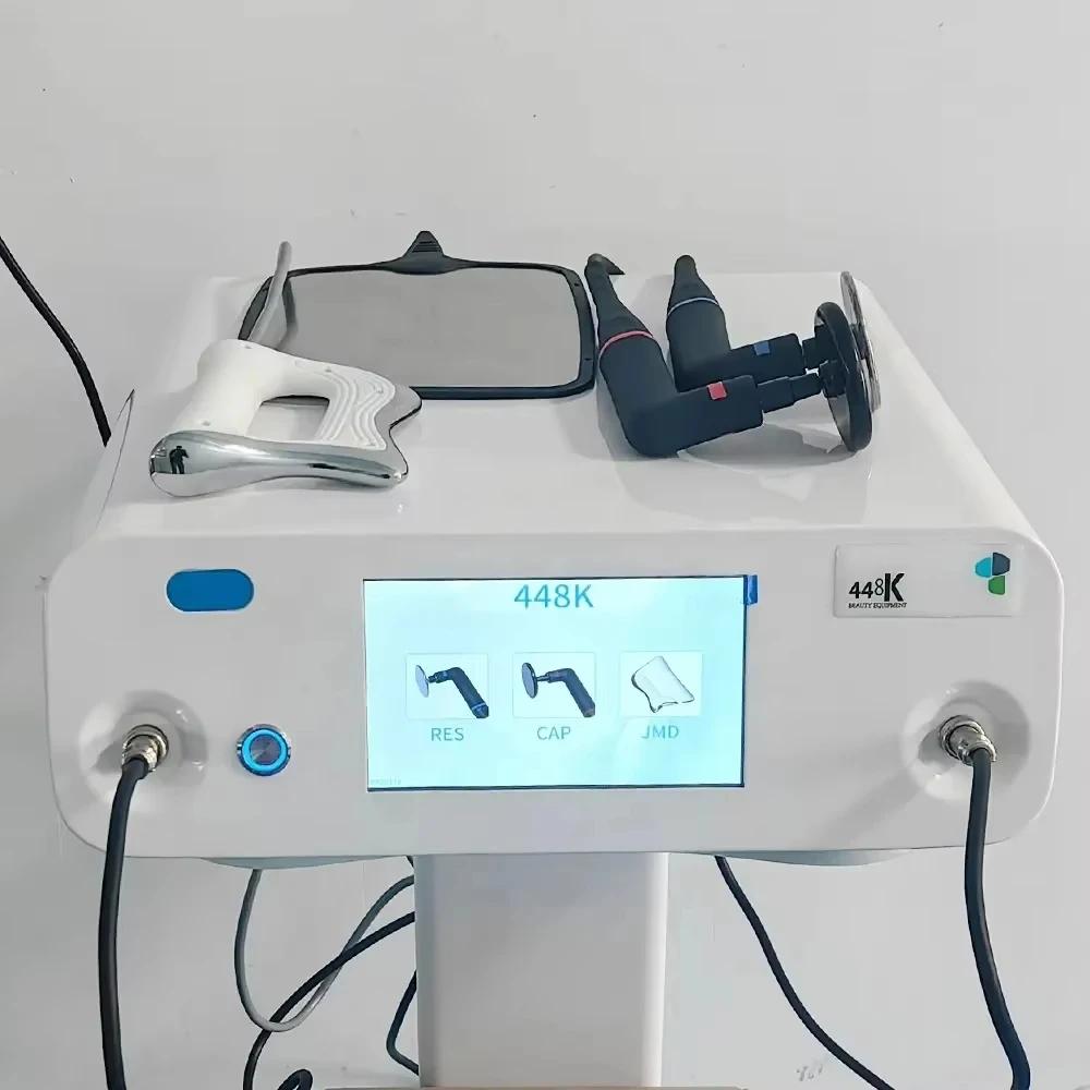 448Khz Tecar CET RET JDM soulagement de la douleur Machine de physiothérapie diatermie corps façonna