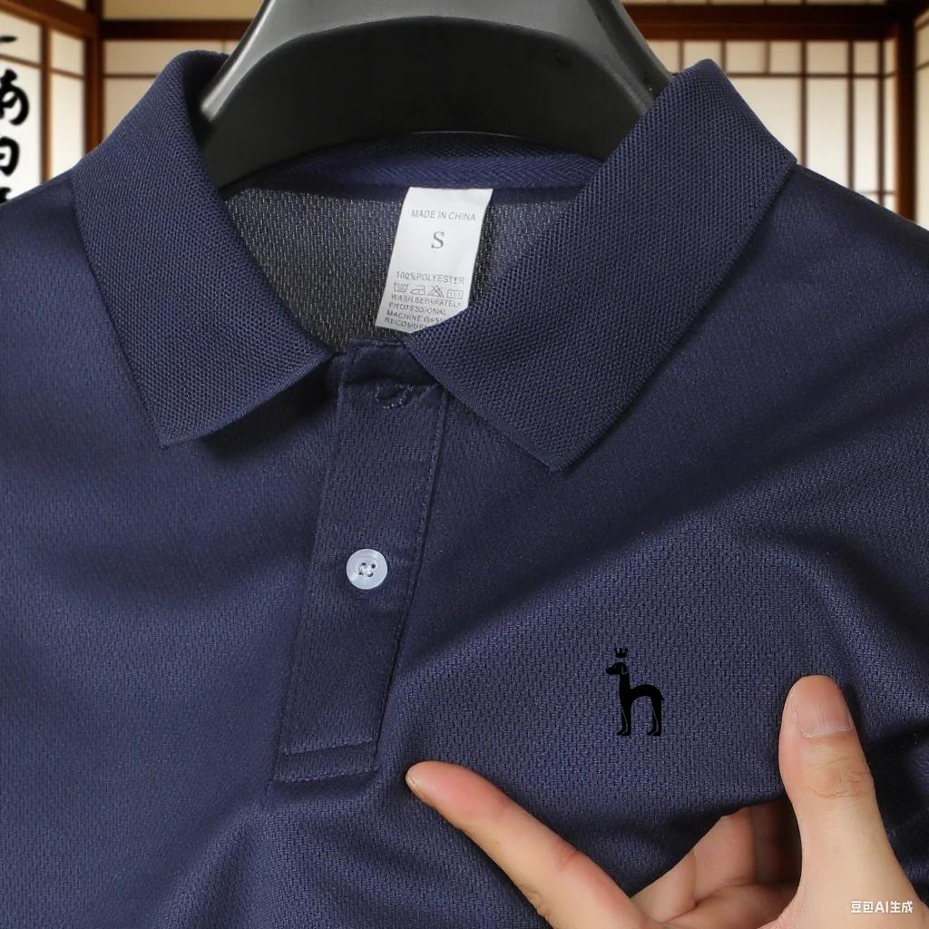 Polo à manches courtes pour homme de marque haut de gamme, t-shirt décontracté de golf tendance pour