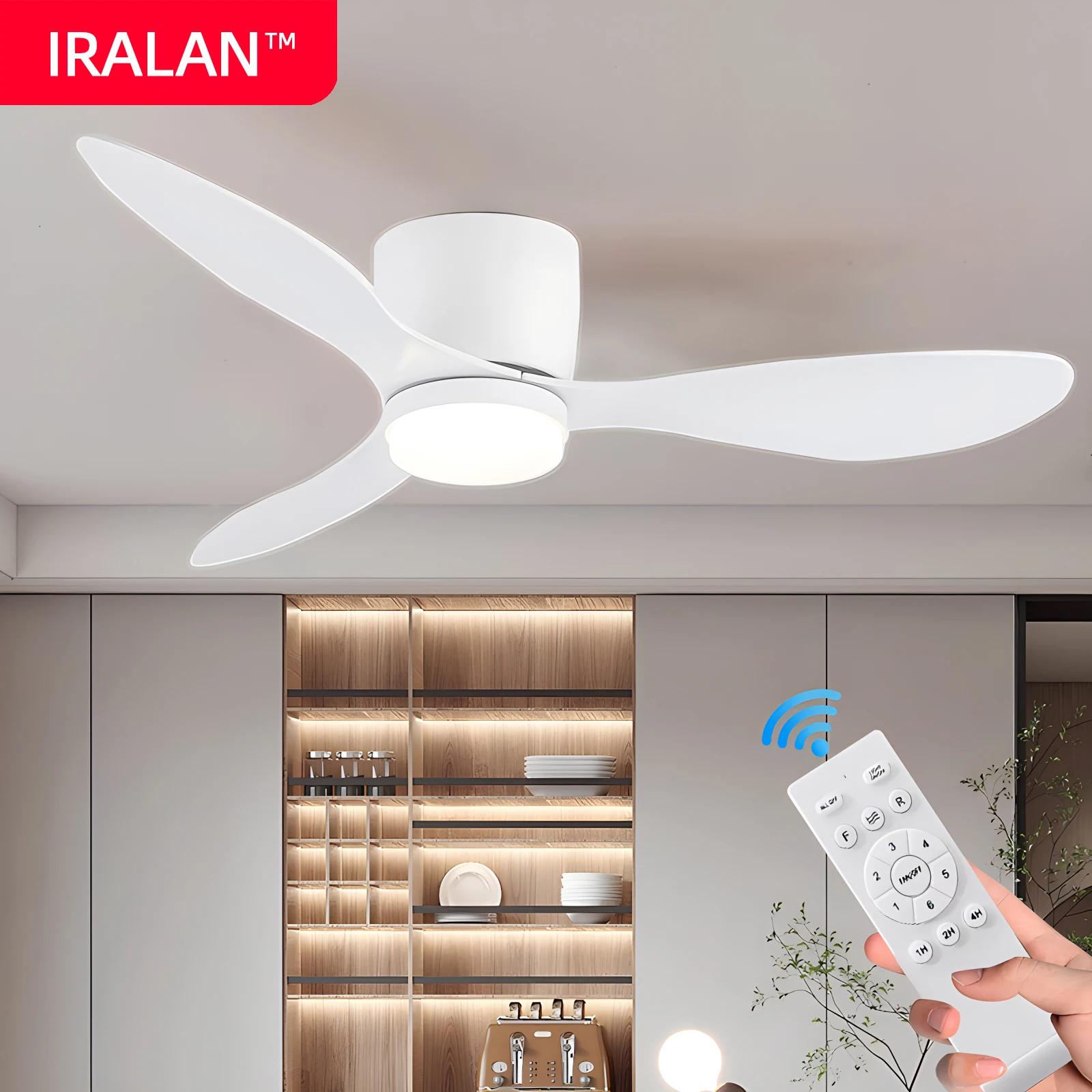 IRALAN ventilateur de plafond moderne ventilateur d'étanchéité appartement chambre salon intérieur c