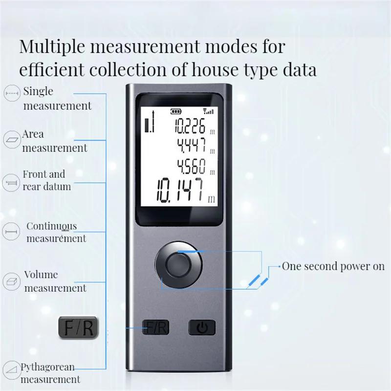 Télémètre Laser Intelligent, télémètre Laser numérique, 30M, Mini distancemètre portable Rechargeabl