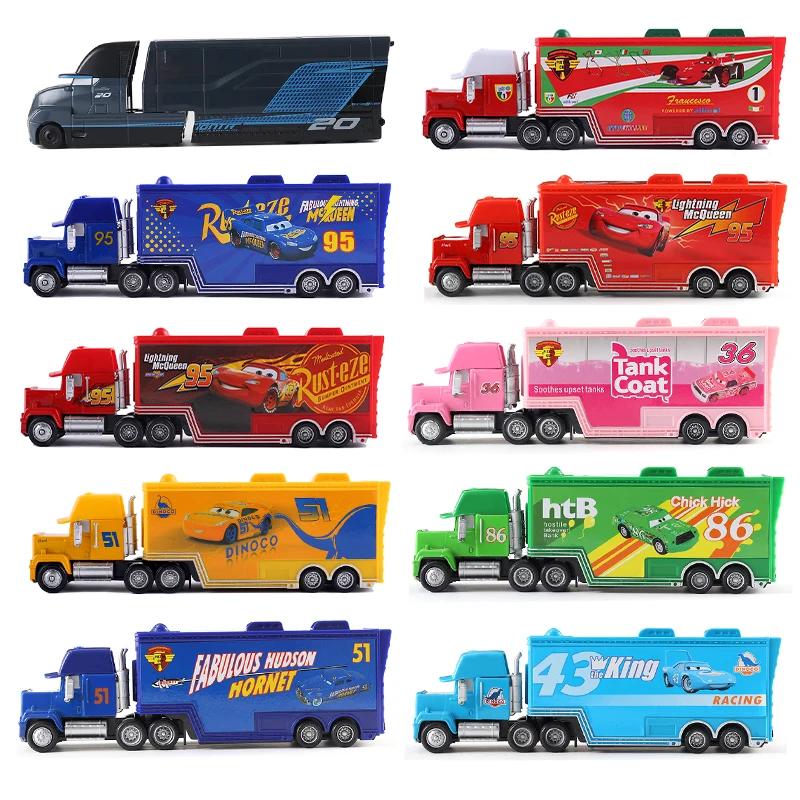 Voitures Disney Pixar 2 3 jouet Mack Lightning McQueen camion métal Jackson Storm poussin Hicks cruz