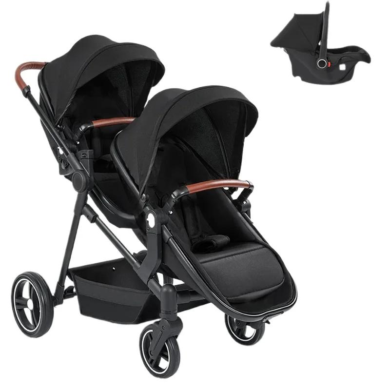 NOUVEAUX Coussinets jumeaux ultra-légers, coussinets multifonctionnels avec sièges auto, 3 en 1 plié