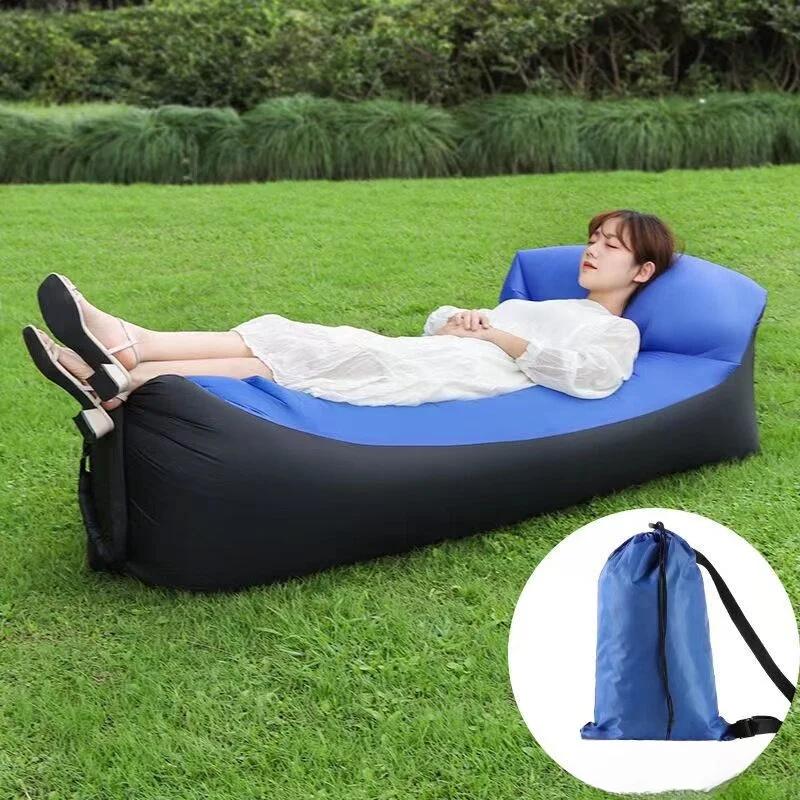 Canapé-lit gonflable rapide, produits d'extérieur, tendance 2024, sac de couchage de bonne qualité, 