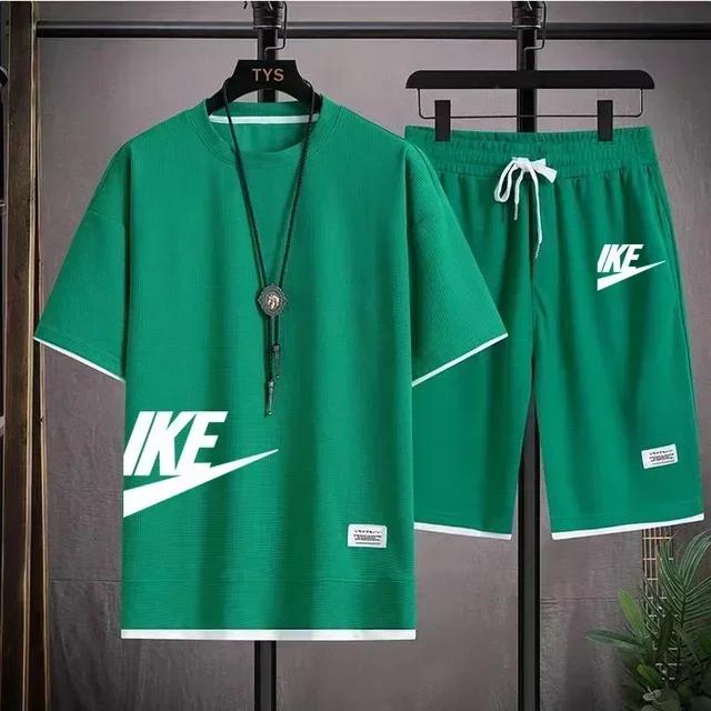 Ensemble de vêtements de sport pour hommes, T-shirt et short décontractés à manches courtes, short d