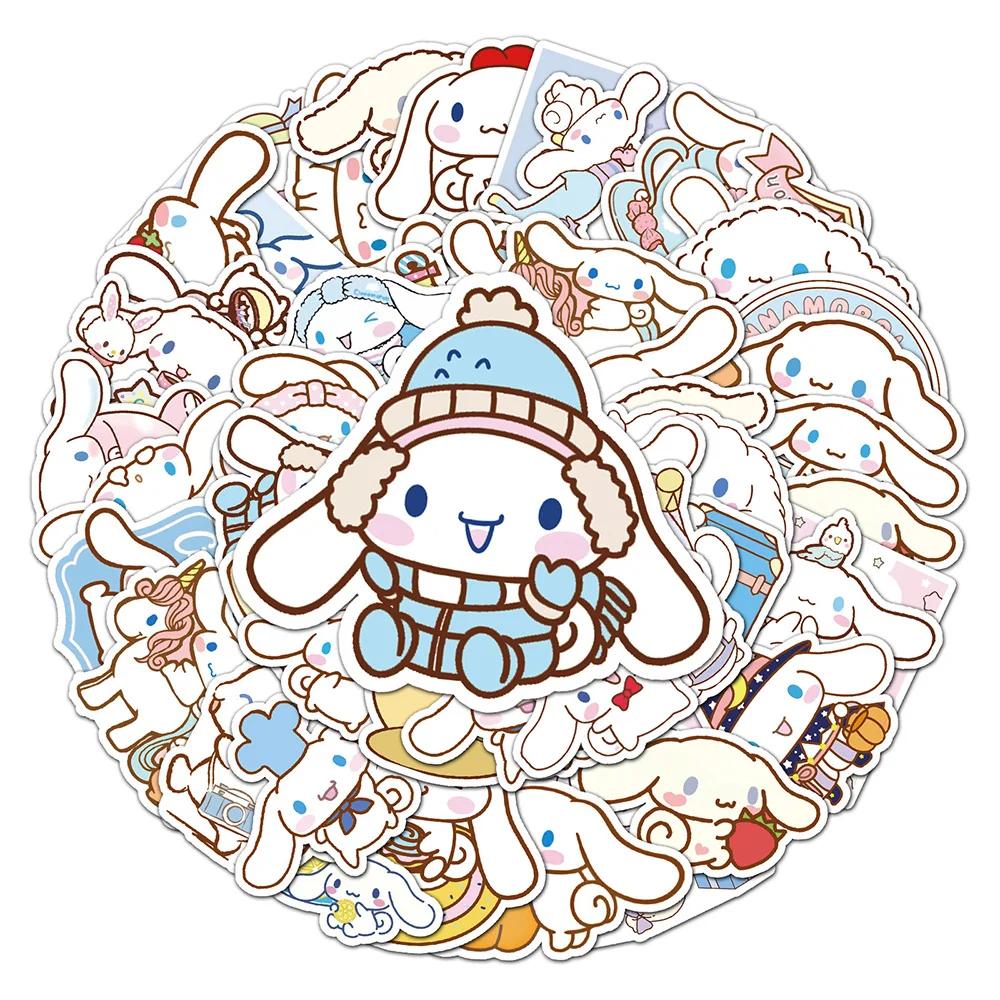 10/30/50 PIÈCES Drôle Cinnamoroll Autocollants Dessin Animé Mignon Enfants Jouet Autocollants PVC BR